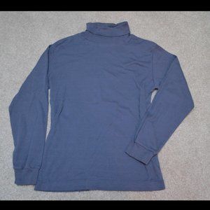 Bluish-gray turtleneck